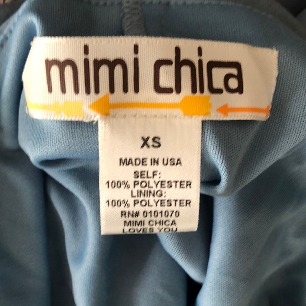 Mimi Chica Asymmetrical Ruffle Dress Size XS - Picture 11 of 12